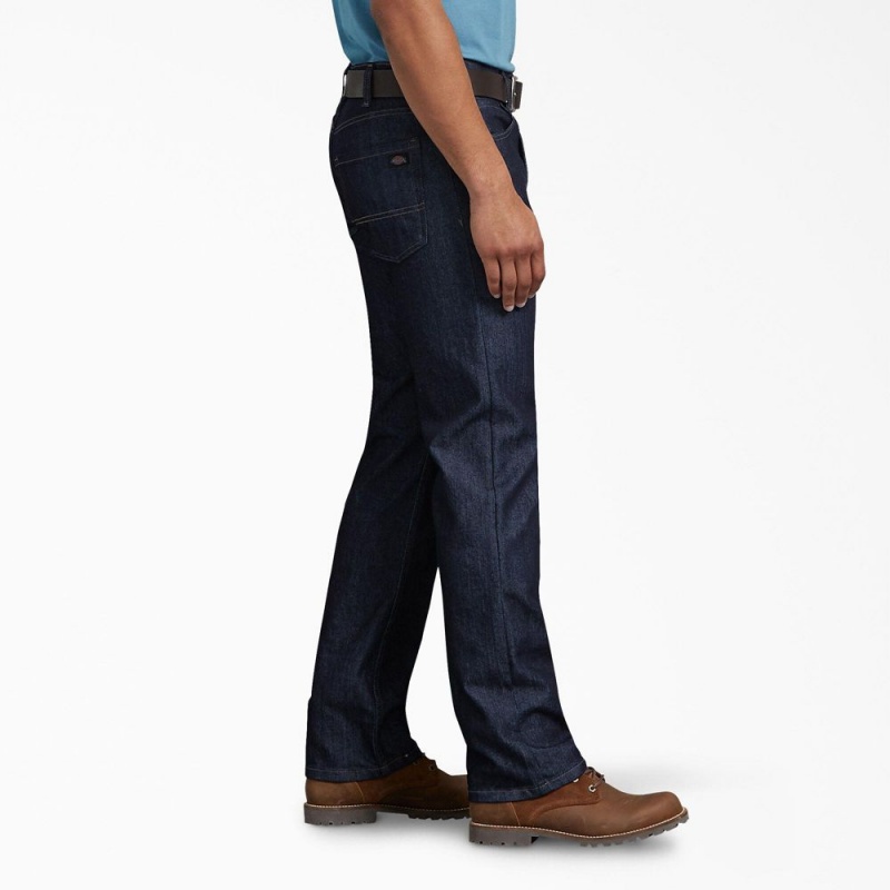 Blue Men's Dickies Relaxed Fit Carpenter Jeans | EIV910673