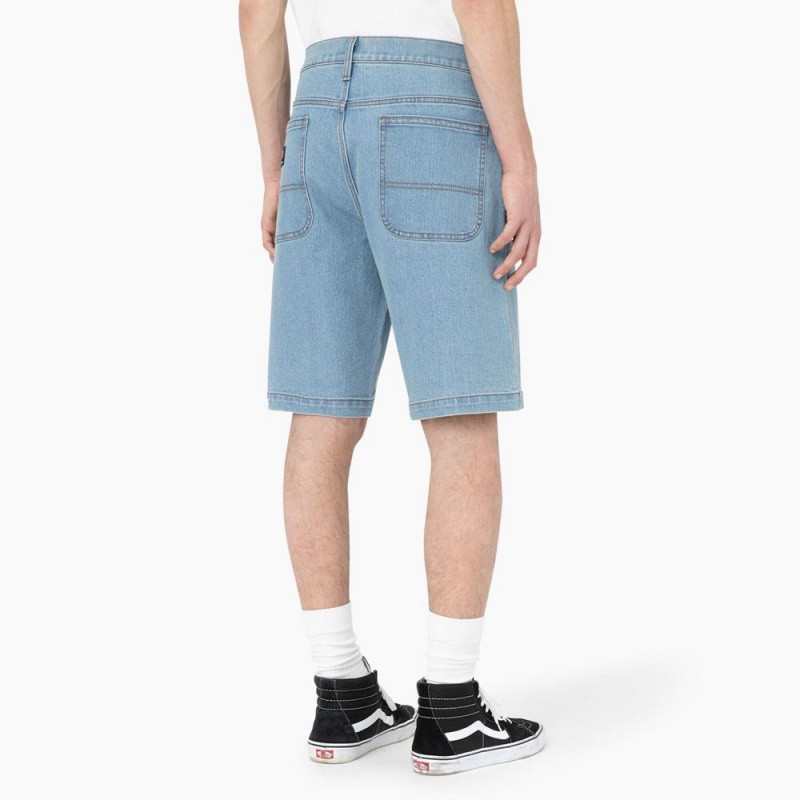 Blue Men's Dickies Skateboarding Loose Fit Wingville Shorts | ZMP289507