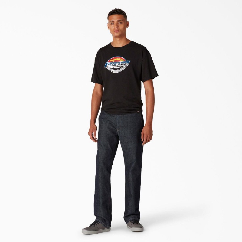 Blue Men's Dickies Skateboarding Regular Fit Utility Jeans | ENS764158