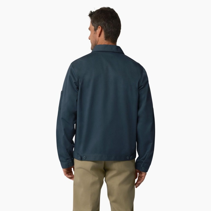 Blue Men's Dickies Unlined Eisenhower Jacket | BOR587190