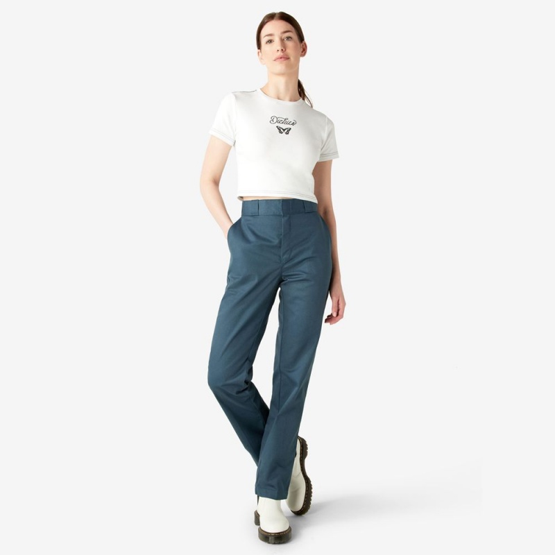 Blue Women's Dickies 874® Work Pants | SGT368417