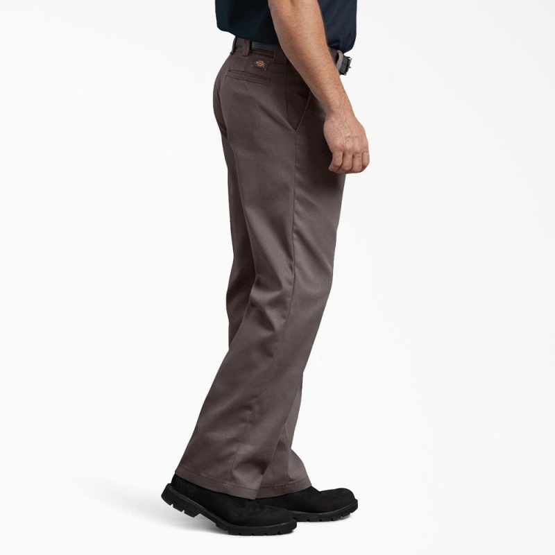 Brown Men's Dickies 874® FLEX Work Pants | JNH675194