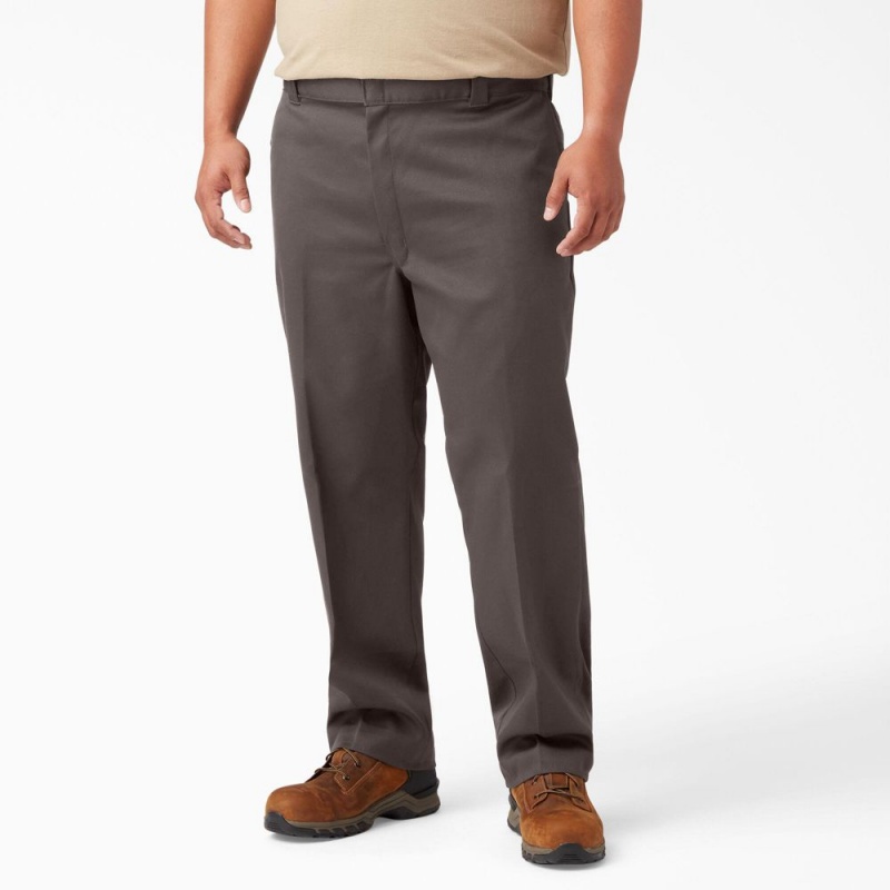 Brown Men's Dickies 874® FLEX Work Pants | JNH675194