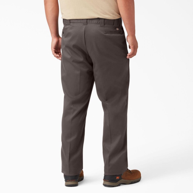 Brown Men's Dickies 874® FLEX Work Pants | JNH675194