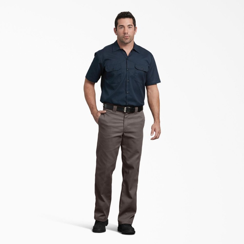 Brown Men's Dickies 874® FLEX Work Pants | JNH675194