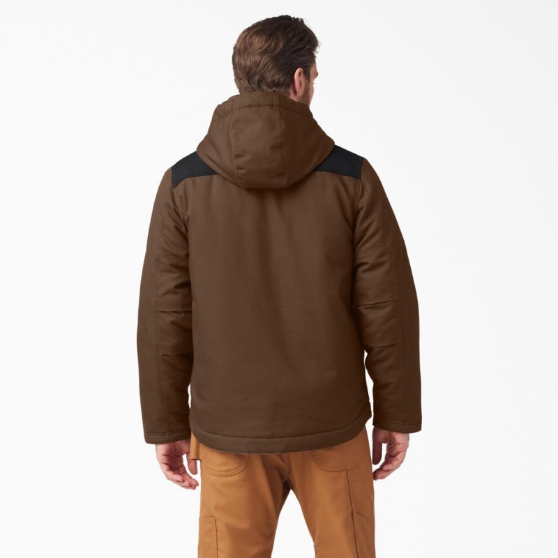 Brown Men's Dickies DuraTech Renegade FLEX Duck Jacket | TPH834095