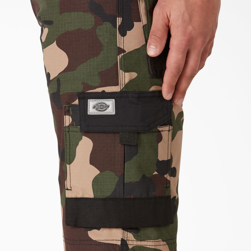 Brown Men's Dickies FLEX Performance Workwear GDT Cargo Shorts | XCT951023