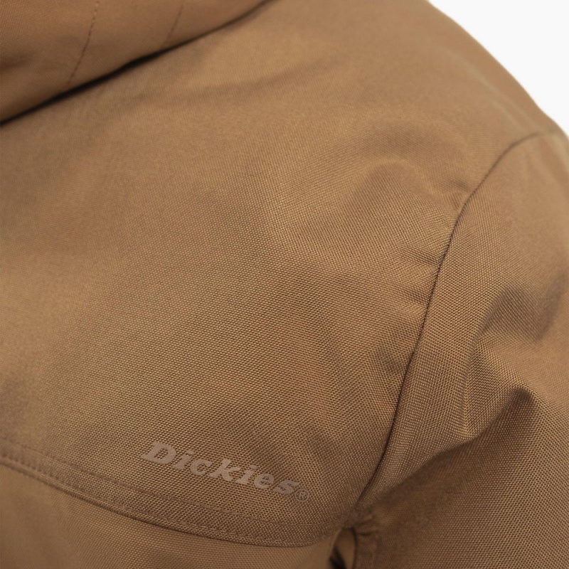 Brown Men's Dickies Performance Workwear Insulated Jacket | TGP531896