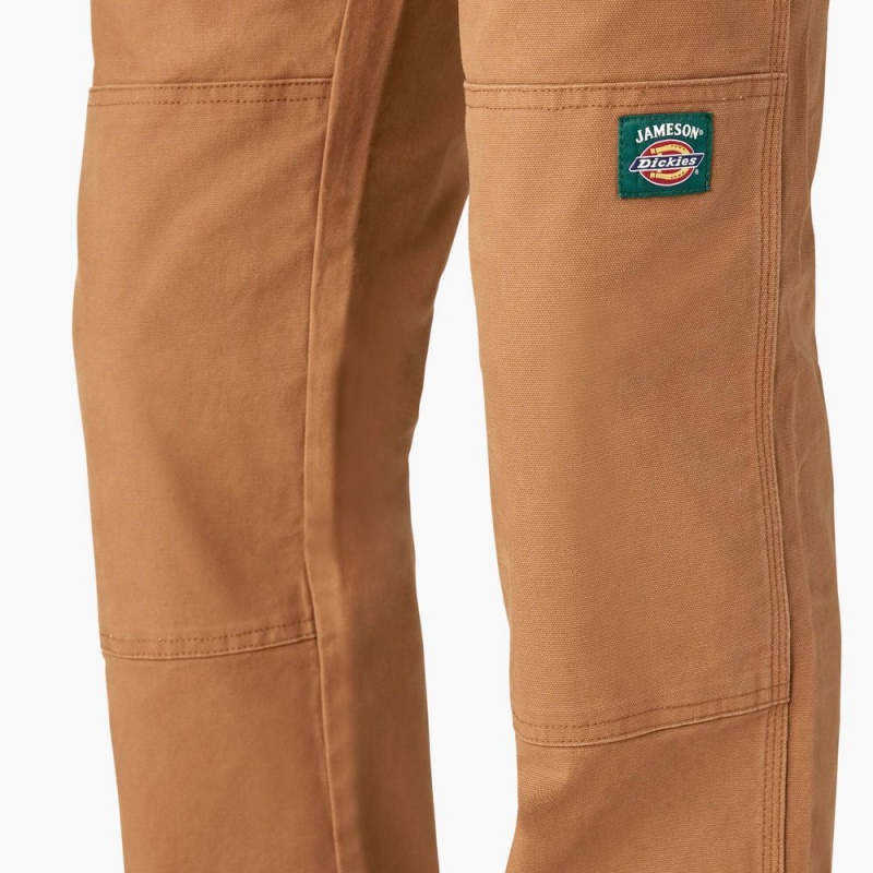 Brown Men's Dickies x Jameson Double Knee Pants | RIP395840