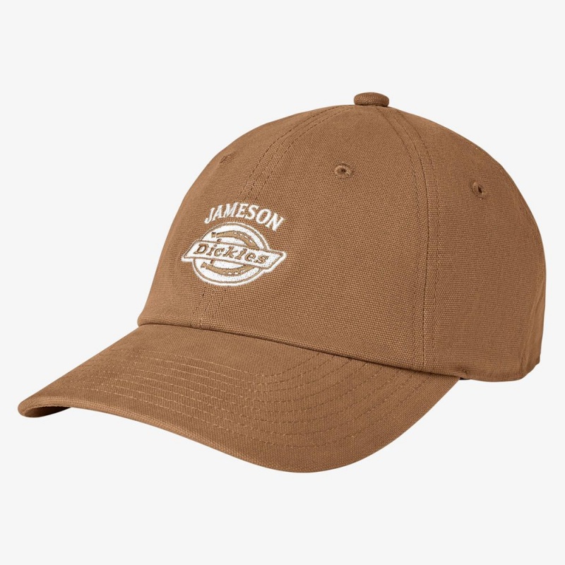 Brown Women\'s Dickies x Jameson Embroidered Cap | KOM537069