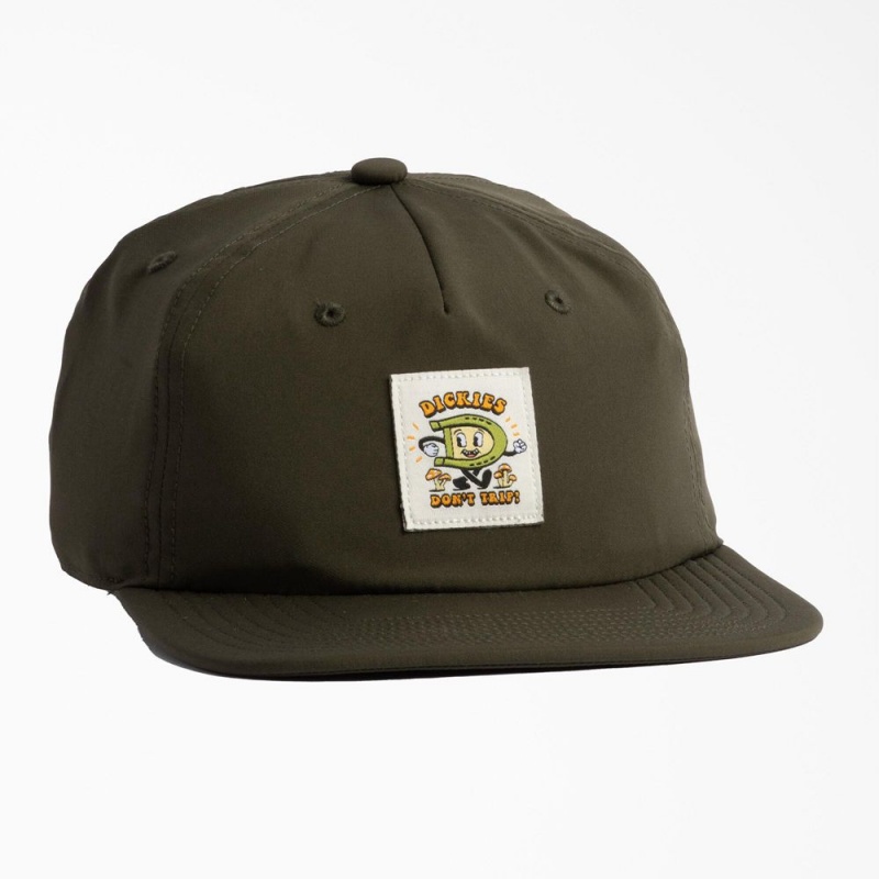 Green Men\'s Dickies Athletic Cap | JHV718549