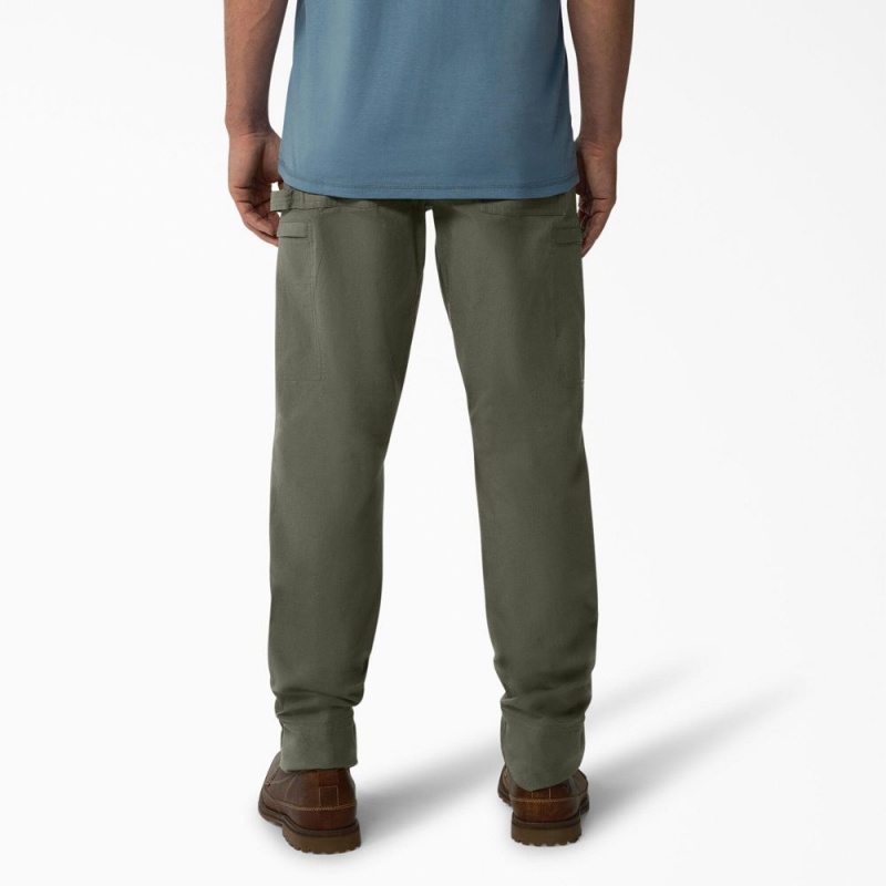 Green Men's Dickies Cooling Regular Fit Ripstop Cargo Pants | NVK437816