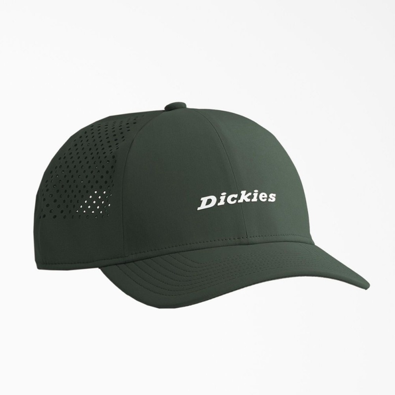 Green Men\'s Dickies Low Pro Athletic Trucker Hat | XRI951208