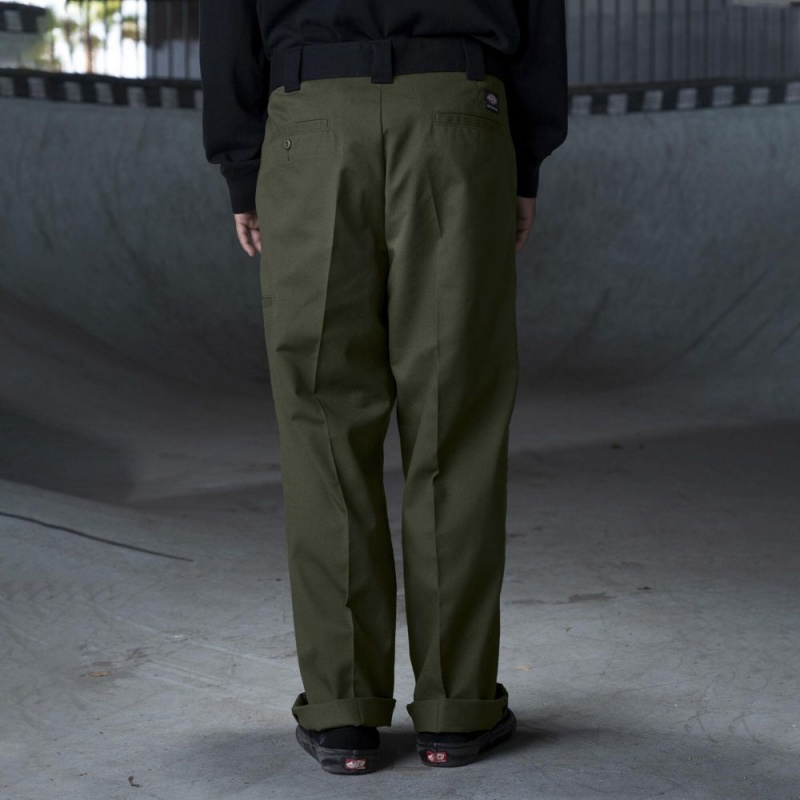 Green Men's Dickies Ronnie Sandoval Loose Fit Double Knee Pants | AUY576412