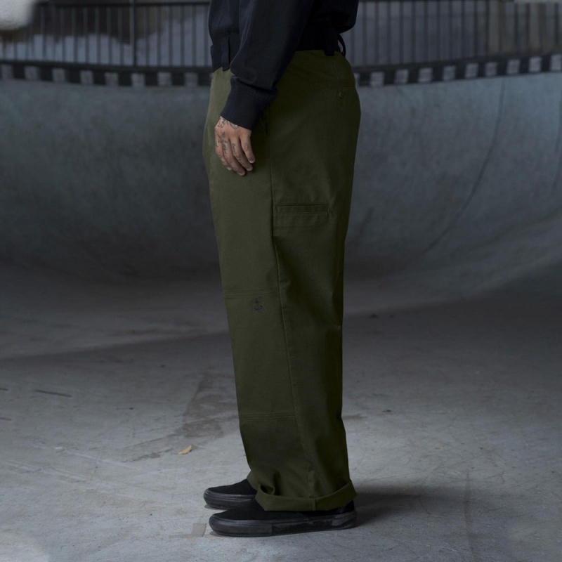 Green Men's Dickies Ronnie Sandoval Loose Fit Double Knee Pants | AUY576412