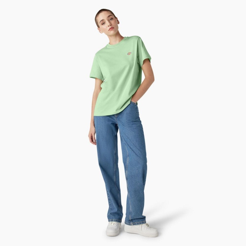 Green Women's Dickies Mapleton T-Shirt | HGC943082