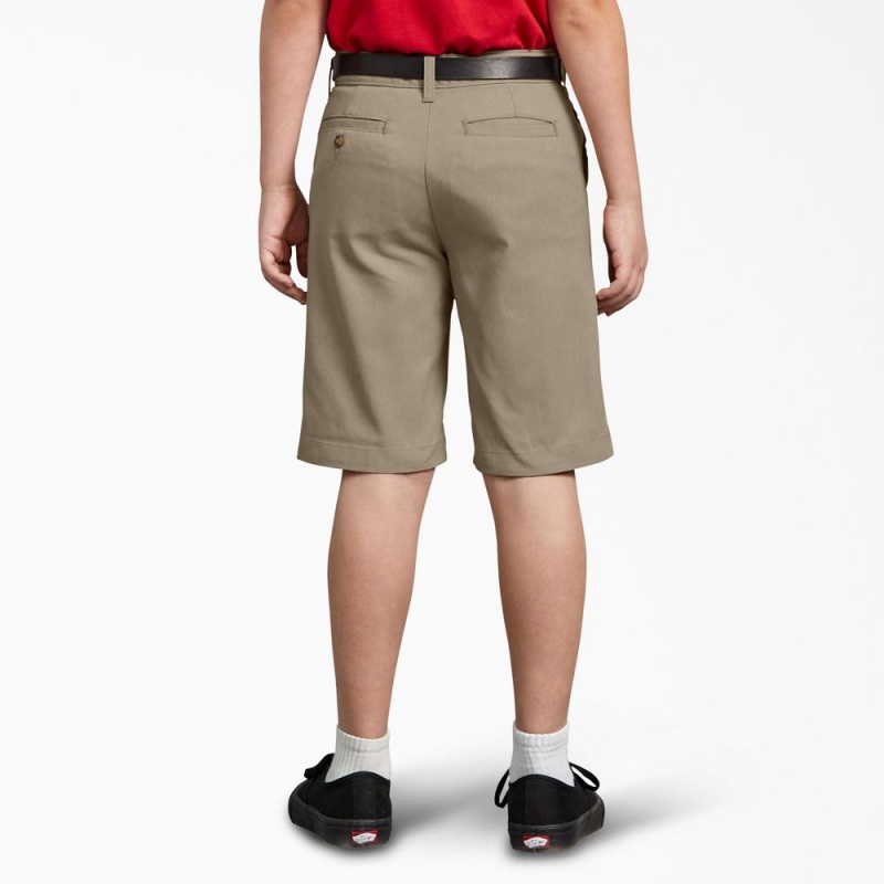 Grey Kids' Dickies FLEX Slim Fit Shorts | VPA621835