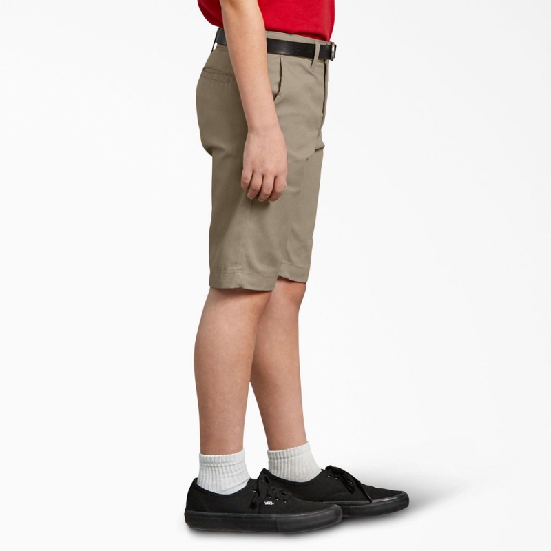 Grey Kids' Dickies FLEX Slim Fit Shorts | VPA621835