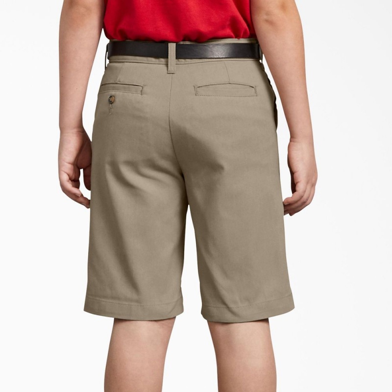 Grey Kids' Dickies FLEX Slim Fit Shorts | VPA621835