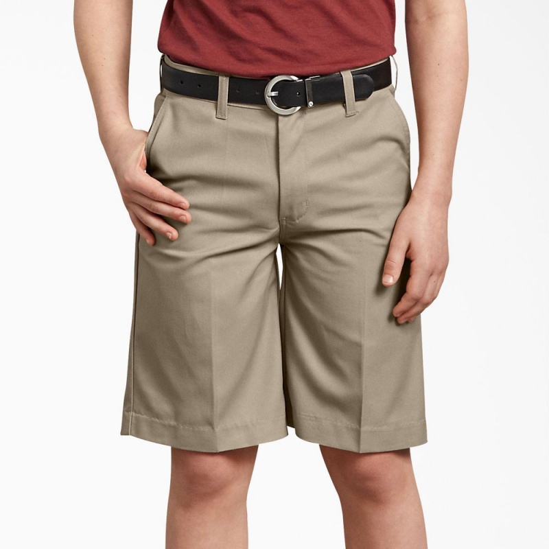 Grey Kids' Dickies Husky Classic Fit Shorts | VOP964018