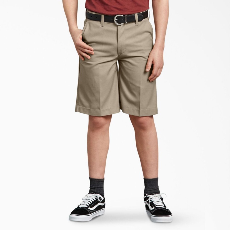 Grey Kids\' Dickies Husky Classic Fit Shorts | VOP964018