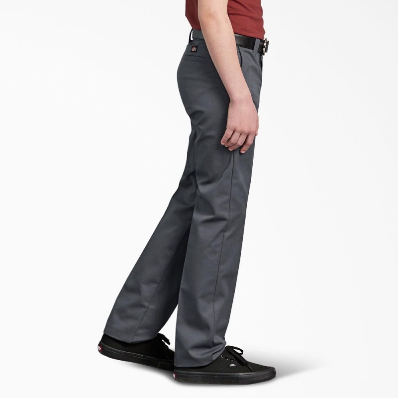 Grey Kids' Dickies Slim Fit Pants | ENW732458