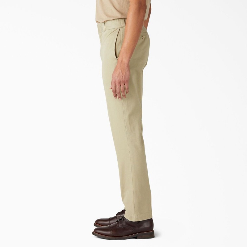 Grey Men's Dickies 1922 Regular Fit Twill Pants | MPI610273