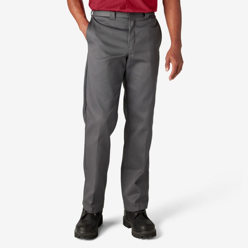 Grey Men\'s Dickies 874® FLEX Work Pants | XDA923056