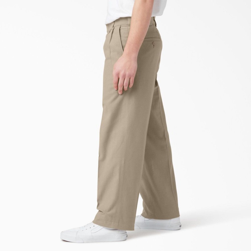 Grey Men's Dickies Chatom Regular Fit Tapered Leg Pants | WFZ269803