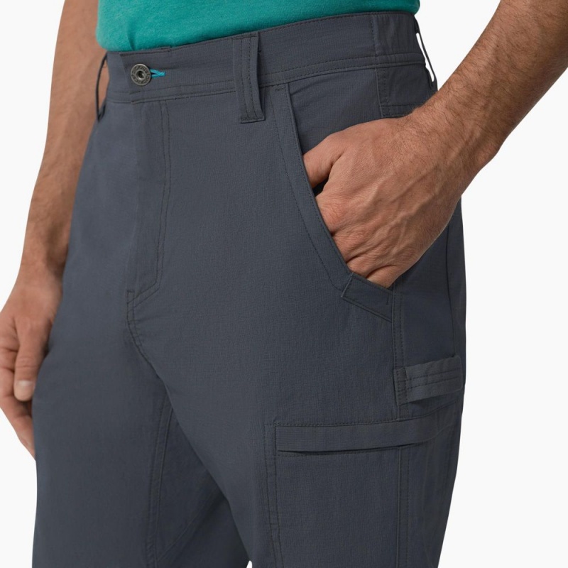 Grey Men's Dickies Cooling Regular Fit Ripstop Cargo Pants | YXS825697