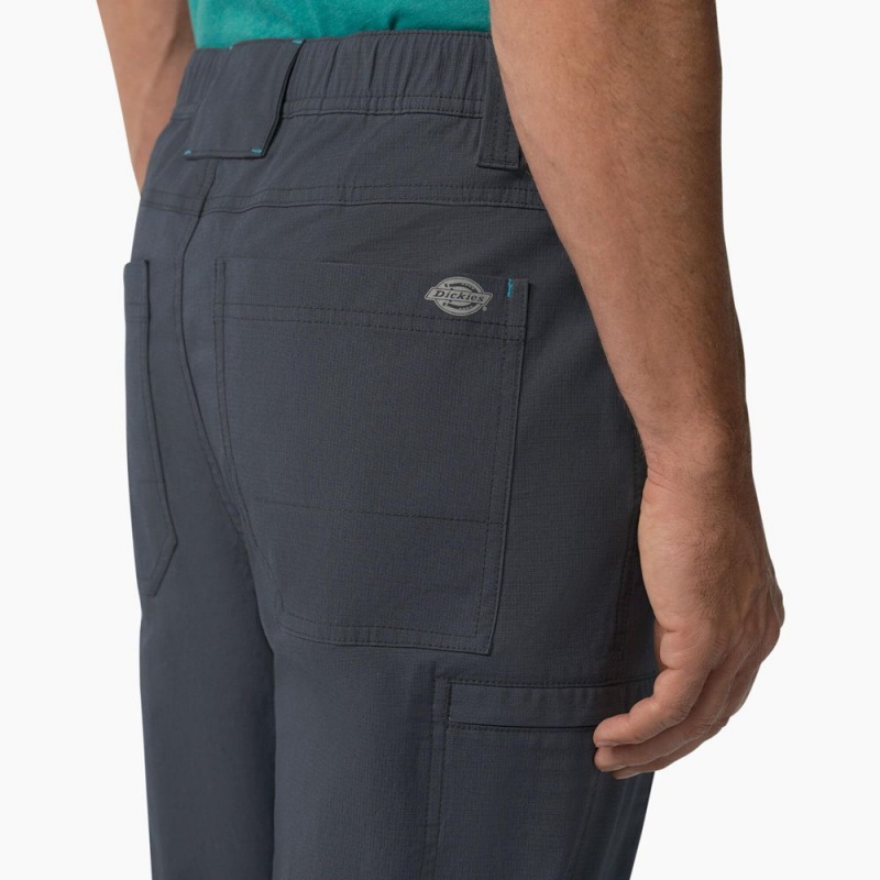 Grey Men's Dickies Cooling Regular Fit Ripstop Cargo Pants | YXS825697