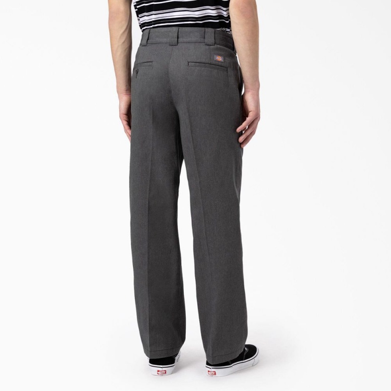 Grey Men's Dickies Deatsville Regular Fit Work Pants | SWF201457