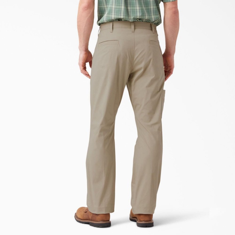 Grey Men's Dickies FLEX Cooling Relaxed Fit Pants | XBH570162