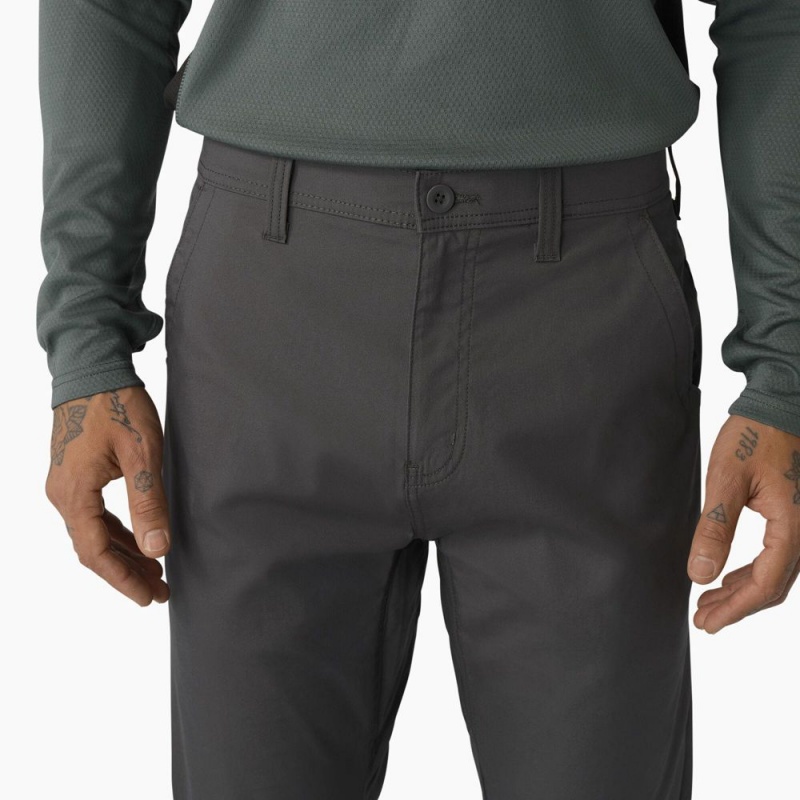 Grey Men's Dickies FLEX Cooling Relaxed Fit Pants | HEY917430