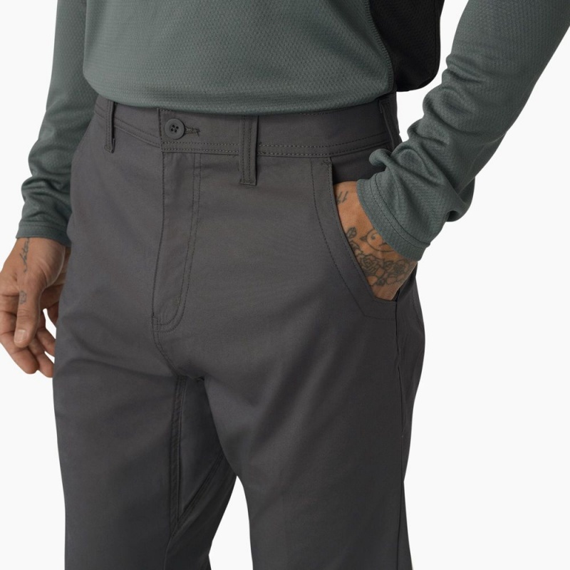 Grey Men's Dickies FLEX Cooling Relaxed Fit Pants | HEY917430