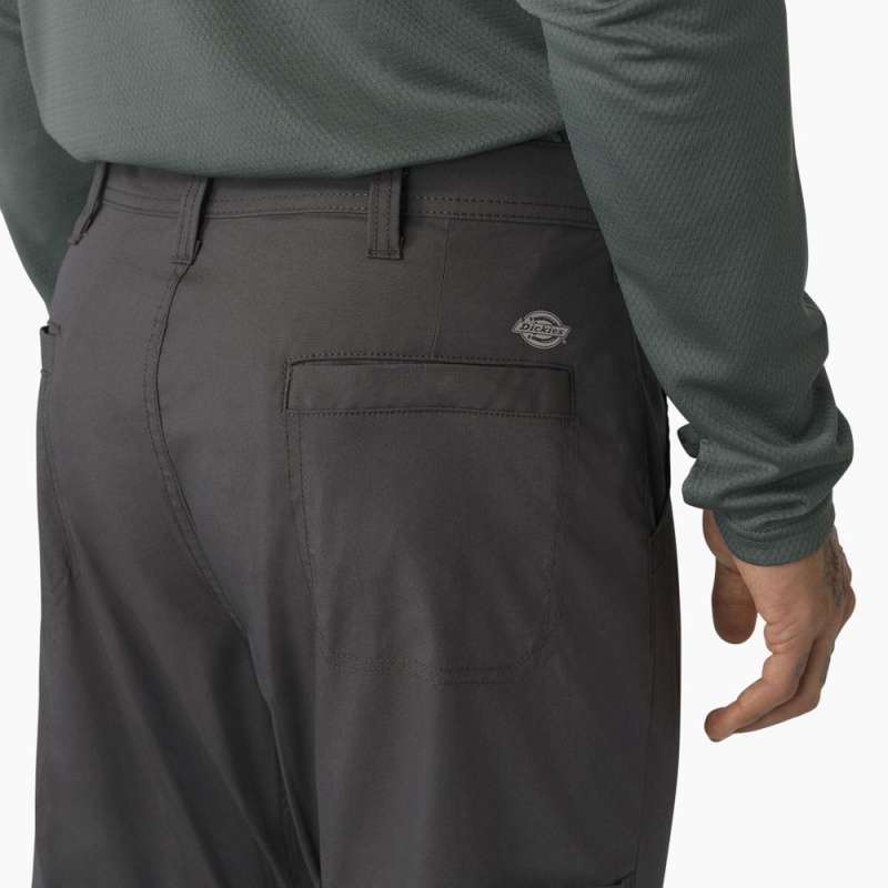 Grey Men's Dickies FLEX Cooling Relaxed Fit Pants | HEY917430