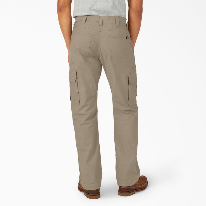 Grey Men's Dickies FLEX DuraTech Relaxed Fit Ripstop Cargo Pants | GTL098176