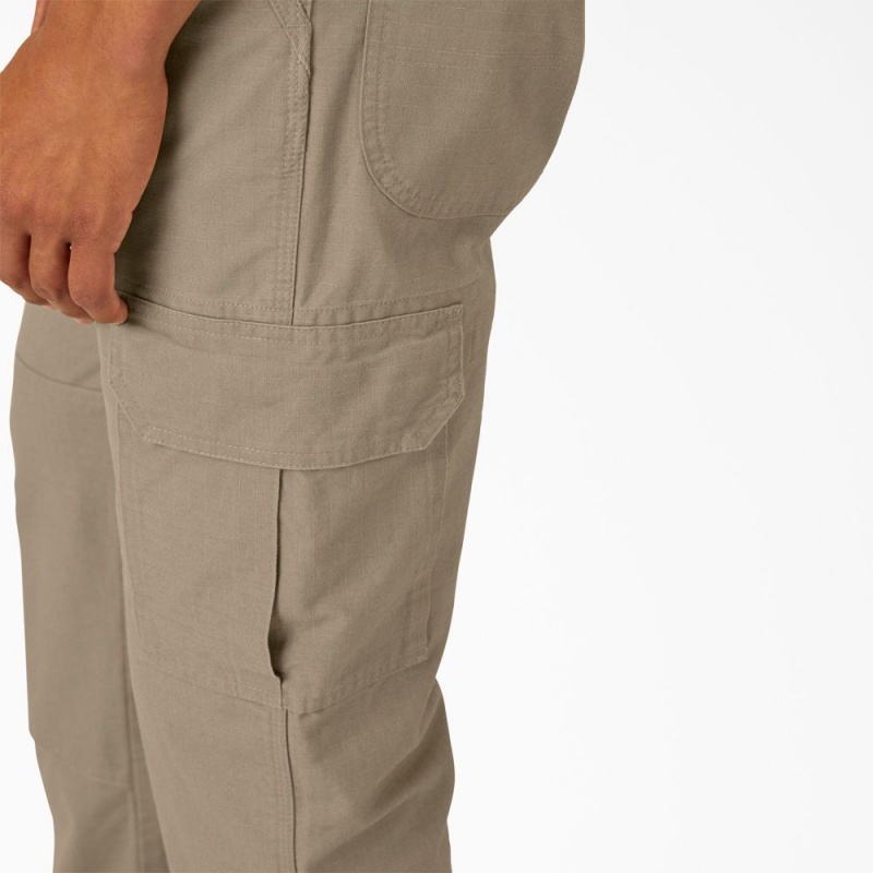 Grey Men's Dickies FLEX DuraTech Relaxed Fit Ripstop Cargo Pants | GTL098176