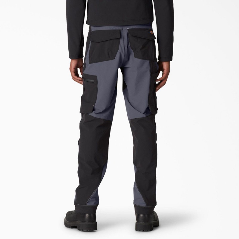 Grey Men's Dickies FLEX Performance Workwear Regular Fit Technical Pants | AUM739642