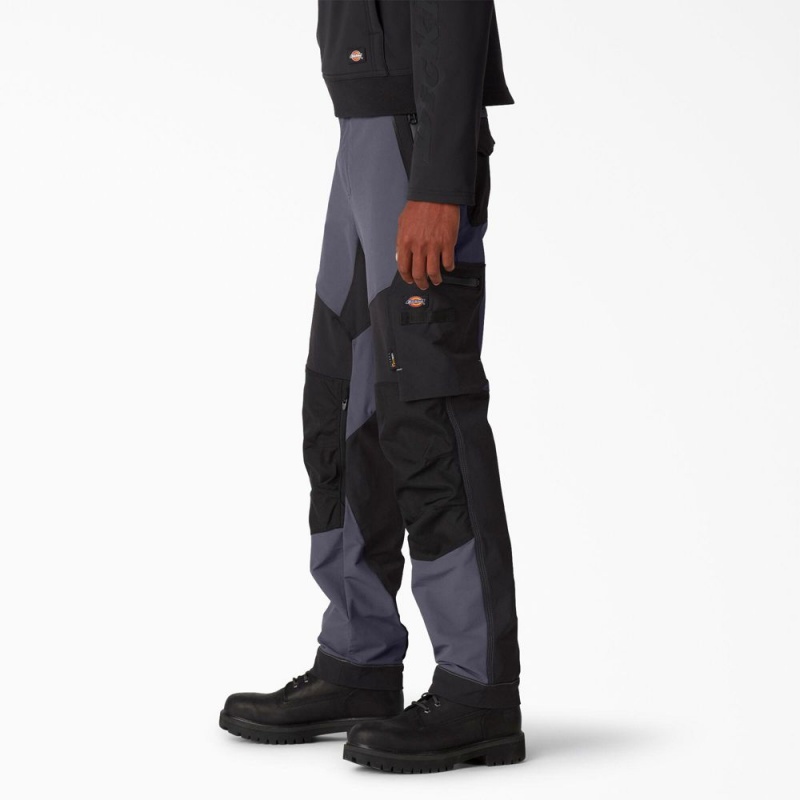 Grey Men's Dickies FLEX Performance Workwear Regular Fit Technical Pants | AUM739642