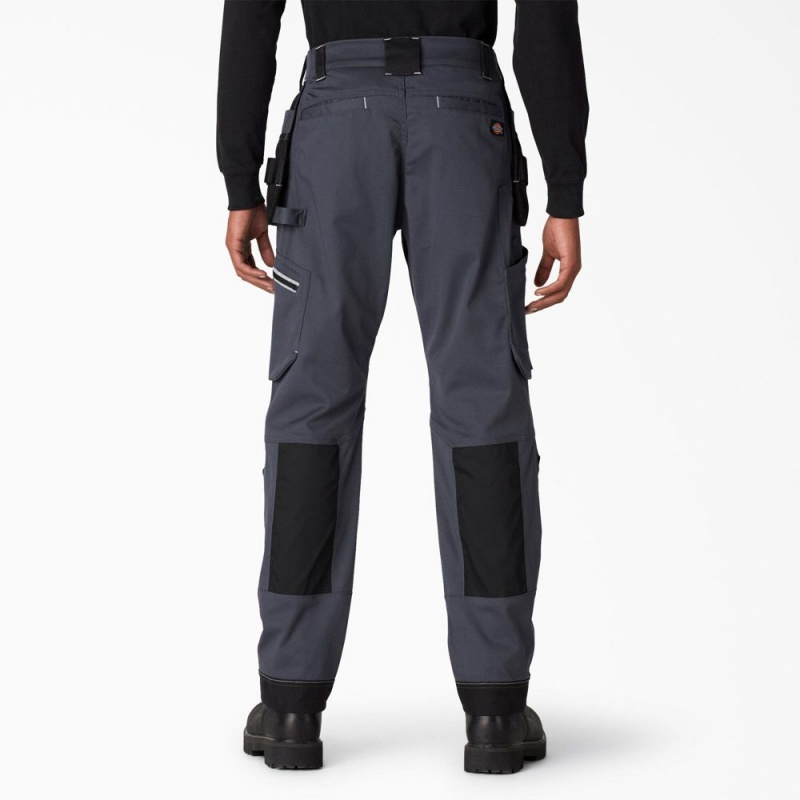 Grey Men's Dickies FLEX Performance Workwear Regular Fit Holster Pants | VZC281670