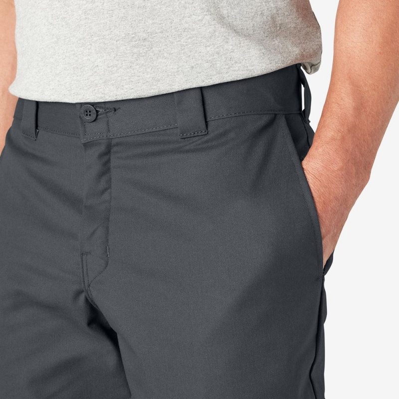 Grey Men's Dickies FLEX Regular Fit Cargo Pants | FPX481072