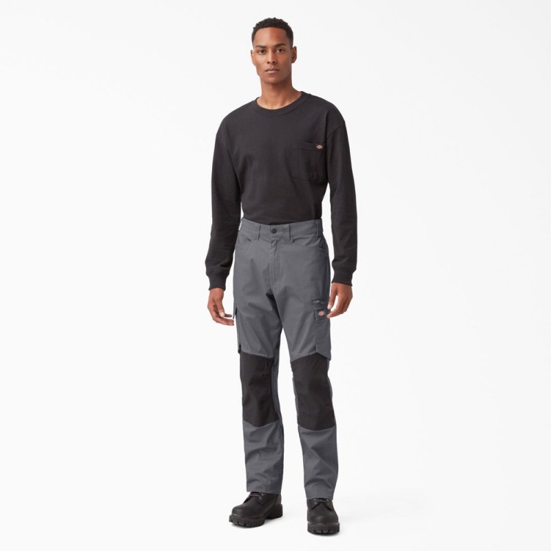 Grey Men's Dickies FLEX Temp-iQ® 365 Regular Fit Pants | BKQ235098