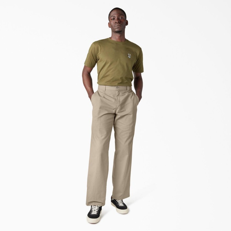 Grey Men's Dickies Jamie Foy Loose Fit Pants | XPO849723