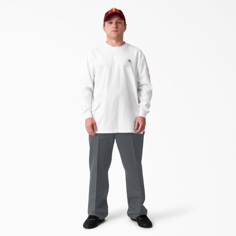 Grey Men's Dickies Jamie Foy Loose Fit Pants | HMR037216