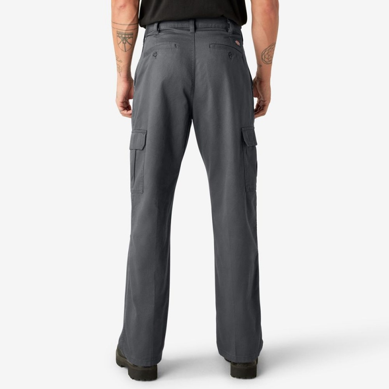 Grey Men's Dickies Loose Fit Cargo Pants | WLN294037