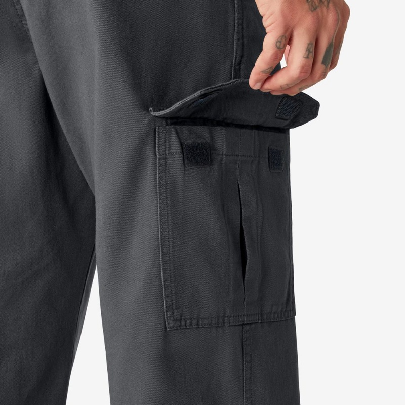 Grey Men's Dickies Loose Fit Cargo Pants | WLN294037