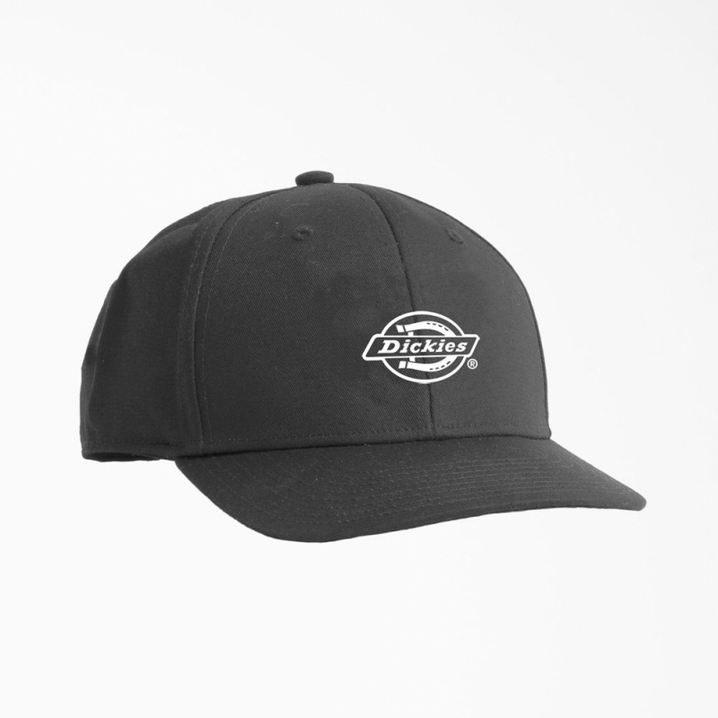 Grey Men\'s Dickies Low Pro Logo Print Cap | IJU286190