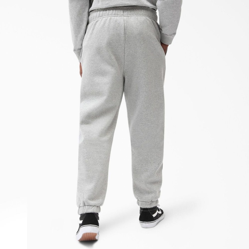 Grey Men's Dickies Mapleton Regular Fit Fleece Sweat Pants | KSR179625