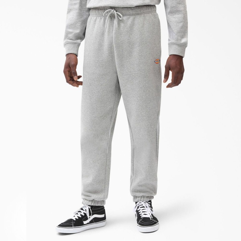 Grey Men\'s Dickies Mapleton Regular Fit Fleece Sweat Pants | KSR179625